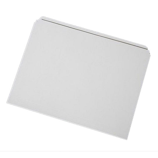 FILE FOLDER, STRAIGHT CUT, LETTER - WHITE CS