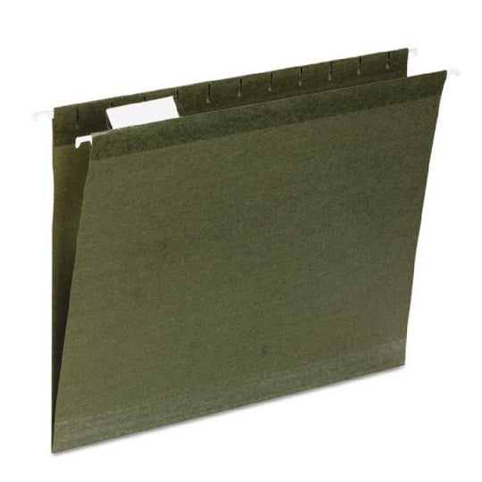 HANGING FILE FOLDER, LETTER SIZE, 1/3 TAB CUT, GREEN CS