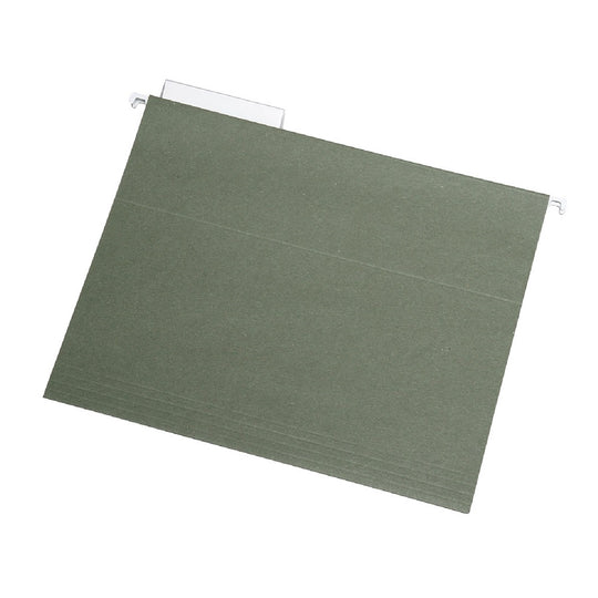 HANGING FILE FOLDER, LETTER SIZE, 1/3 TAB CUT, GREEN CS