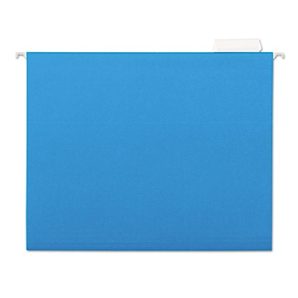 HANGING FILE FOLDER, LETTER SIZE, 1/5 TAB, BLUE CS