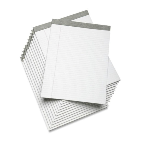 LEGAL PADS, WIDE/LEGAL RULE, WHITE PK