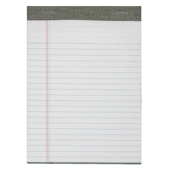 LEGAL RULED PAD, PERFORATED, WHITE BX