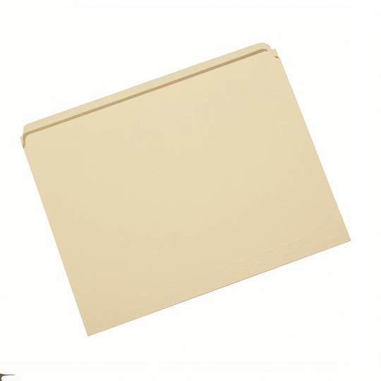 FILE FOLDERS, STRAIGHT CUT, MANILA - LETTER BX