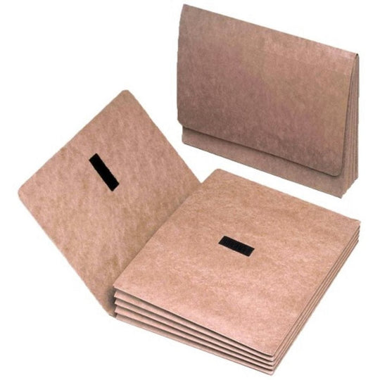 FILING WALLET, EXPANDING, WITH VELCRO, RED BX