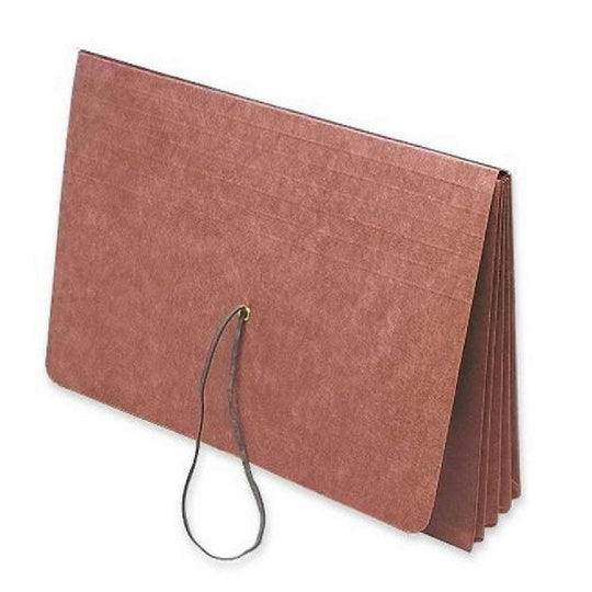 EXPANDING ENVELOPE FILING WALLET  W/BAND, RED BX