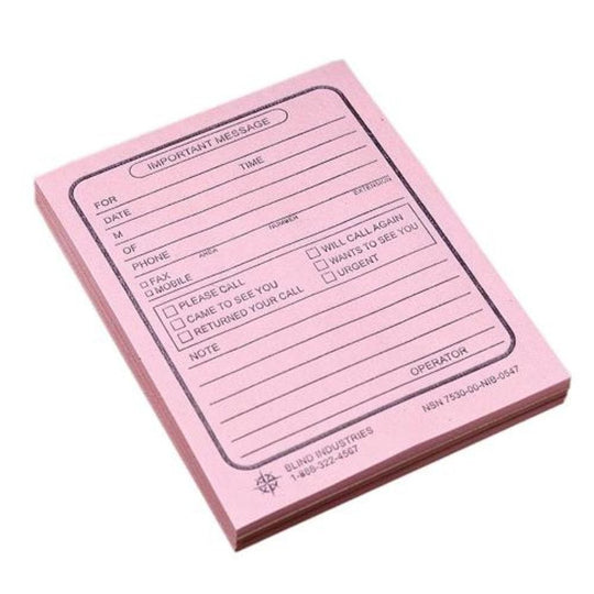 7530015012688 AbilityOne NSN5012688 "While You Were Out" Message Pad Bx