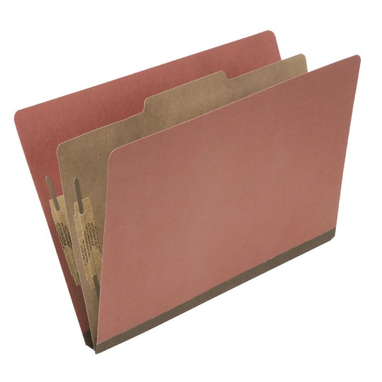 7530015613024 - SKILCRAFT Earth Red Legal Classification Folder – NSN 7530-01-561-3024 CS