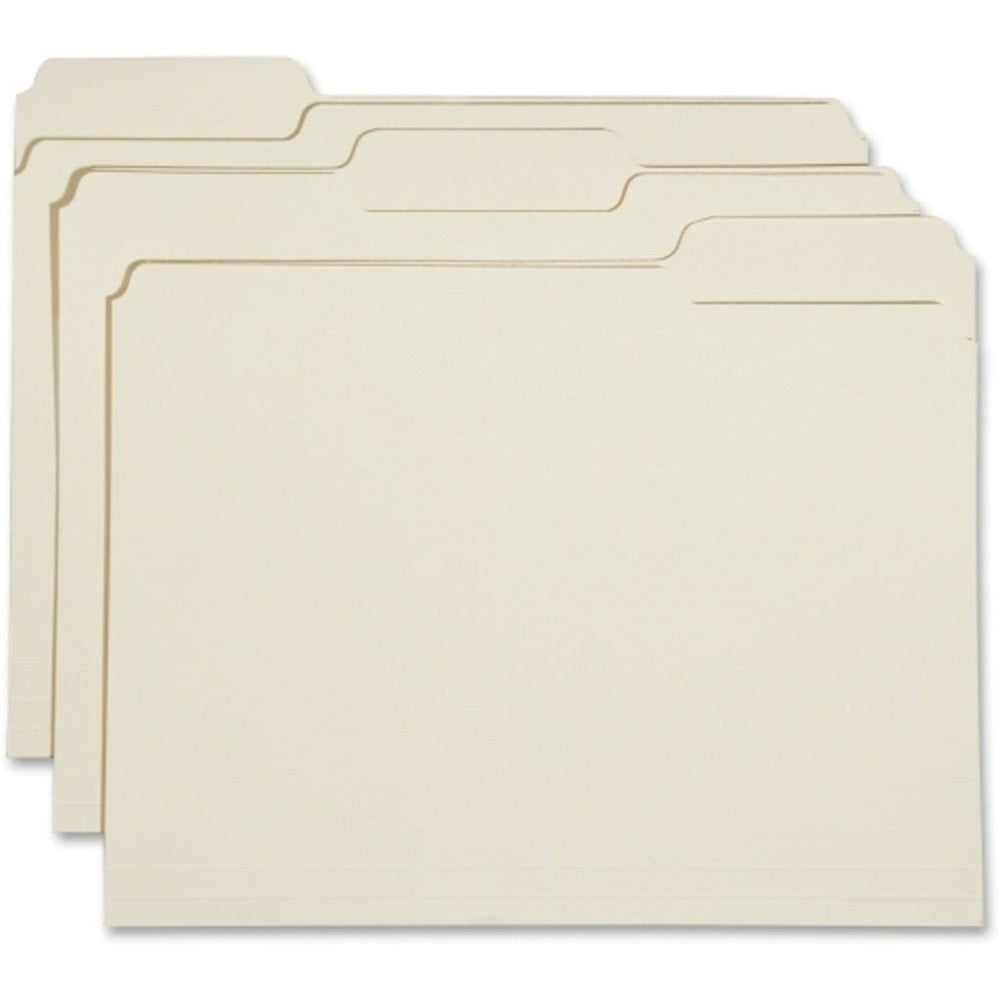 NSN5830556, REINFORCED TOP TAB FILE FOLDERS, 1/3-CUT TABS, LETTER SIZE, MANILA