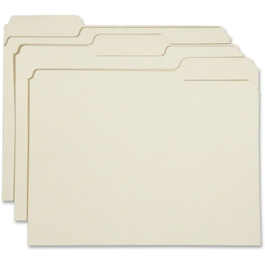 NSN5830556, REINFORCED TOP TAB FILE FOLDERS, 1/3-CUT TABS, LETTER SIZE, MANILA