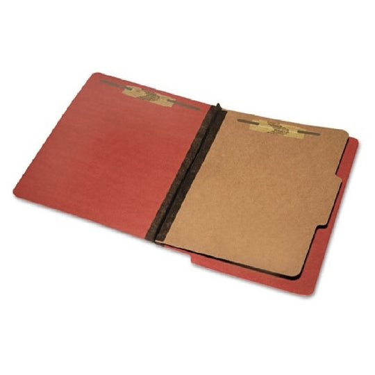 SKILCRAFT End Tab Classification Folder - 4-Part - Earth Red - NSN 7530-01-590-7107 / 7530015907107