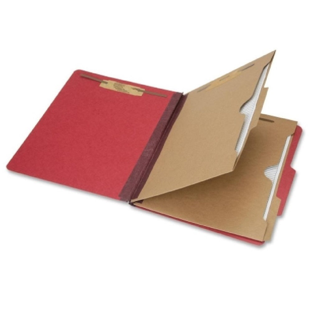 SKILCRAFT Pocket Classification Folder - Letter - Dark Red - NSN 7530-01-600-6972 / 7530016006972 CS