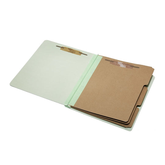 SKILCRAFT Pocket Classification Folder - Letter - Light Green - NSN 7530-01-600-6973 / 7530016006973 CS