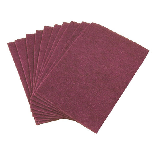 7920000452940 SCOURING PAD, MEDIUM DUTY, NYLON, MAROON CS
