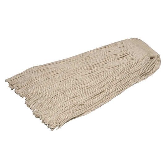 CUT-END WET MOP HEAD COTTON, NATURAL BX