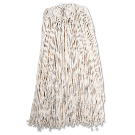 CUT END WET MOP HEAD, COTTON, 35" YARN LENGTH, 4-PLY,  BEIGE BX