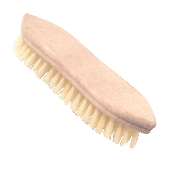 SCRUB BRUSH, WHITE BRISTLES BX