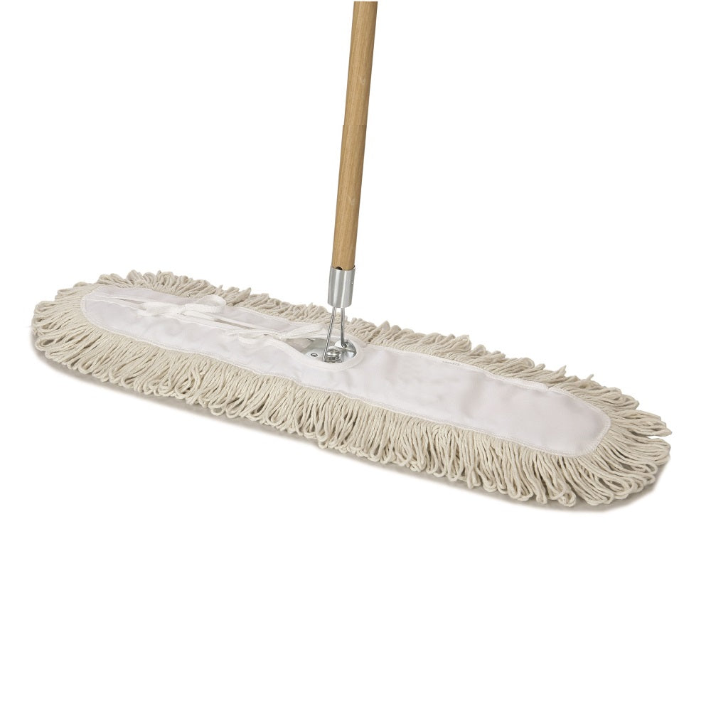 DUST MOP COMPLETE, 15/16" x 53", HANDLE W/ 4" EXTENSION PIECE BX