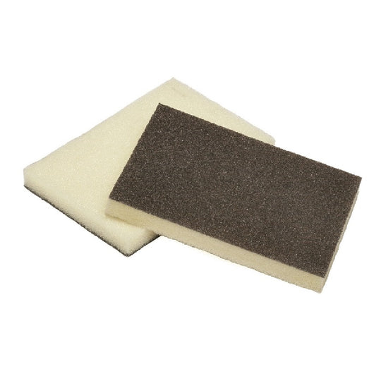 SCOURING PAD, HEAVY-DUTY, SYNTHETIC, YELLOW/GREEN  BX