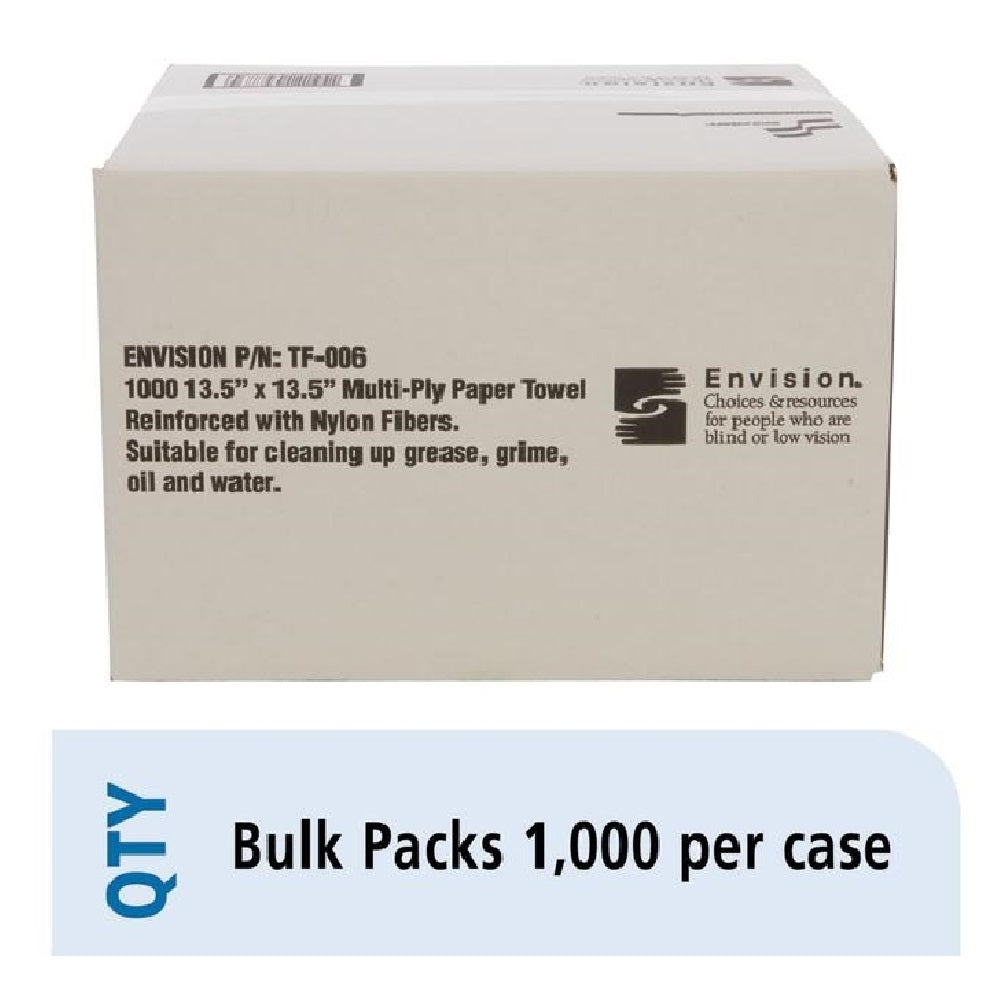 TOTAL WIPES II TOWEL, WHITE 4 PLY, CS