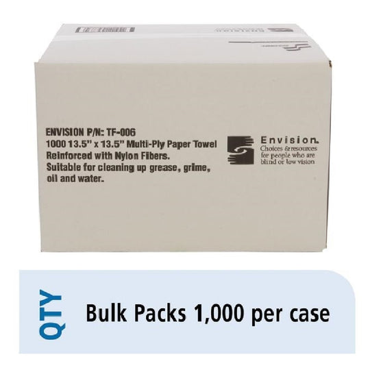 TOTAL WIPES II TOWEL, WHITE 4 PLY, CS