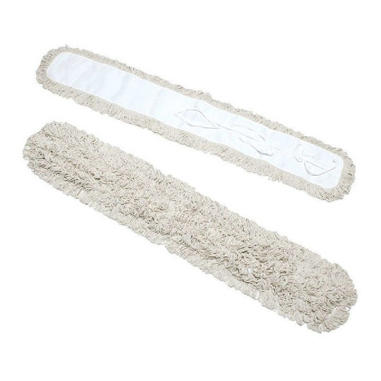 LAUNDERABLE COTTON DUST MOP HEAD, NATURAL EA