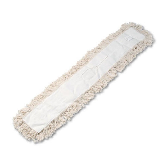 LAUNDERABLE COTTON DUST MOP HEAD, NATURAL EA