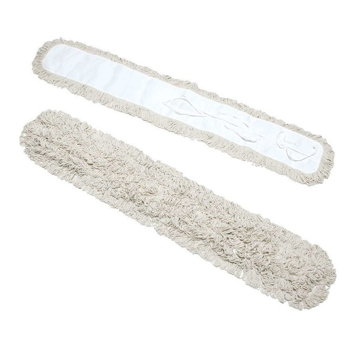 DUST MOP FRAME AND HANDLE - 5" x 48" - BLACK - STEEL EA