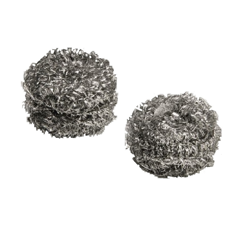 STAINLESS STEEL SCRUBBER - 1 3/4" W x 4" DIAMETER EA