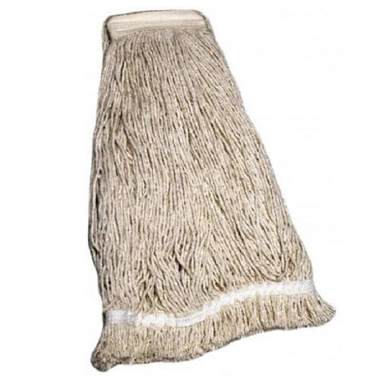 CUT-END WET MOP HEAD, COTTON RAYON  BX
