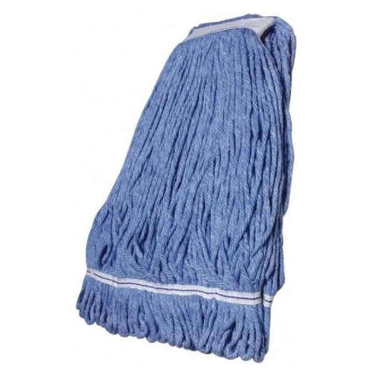 SKILCRAFT Cotton Wet Mop Head, Blue Bx