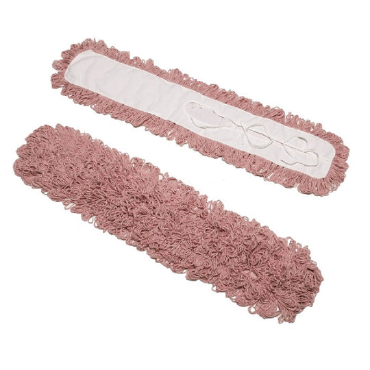 DUST MOP HEAD - INHIBITOR ANTI-MICROBIAL - RED BX