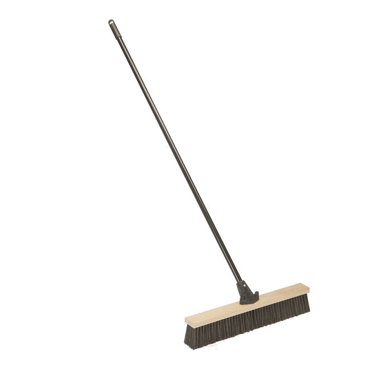 INDUSTRIAL PUSH BROOM, GRAY BRISTLES EA