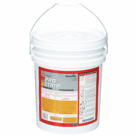 PRO STRIP FLOOR POLISH REMOVER, HEAVY DUTY, CONCENTRATE 5 GAL EA