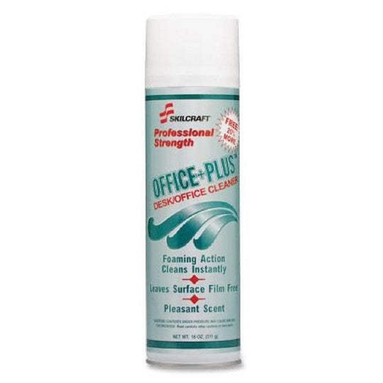 7930015128969 OFFICE PLUS DESK/OFFICE CLEANER. AEROSOL, 18 FLUID OZ. BX