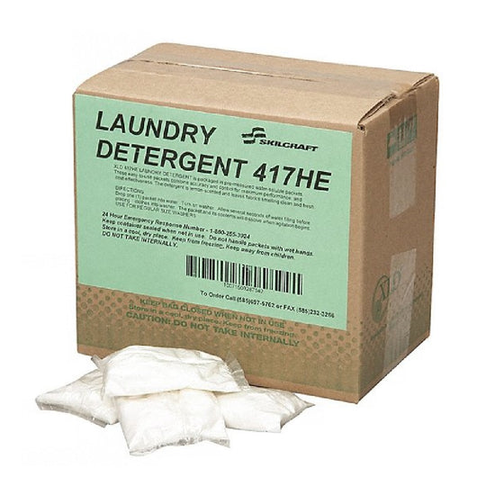 XLD HIGH EFFICIENCY LIQUID LAUNDRY DETERGENT, 417HE, 0.75 oz PACKETS CS