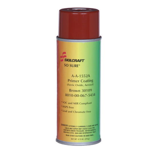 AEROSOL PRIMER PAINT, BROWN, 30109 CS