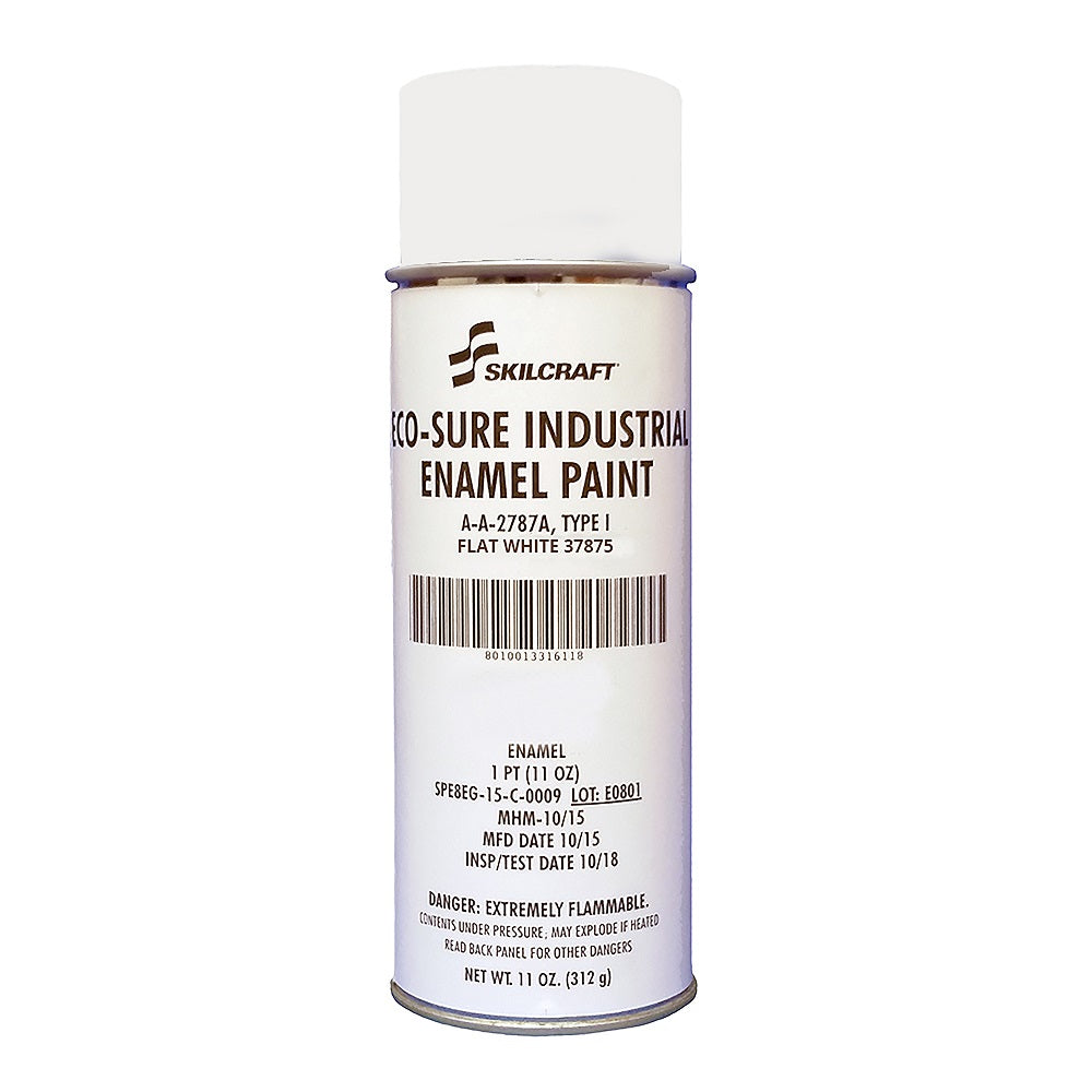 INDUSTRIAL ENAMEL AEROSOL PAINT - GLOSS WHITE 17875 BX