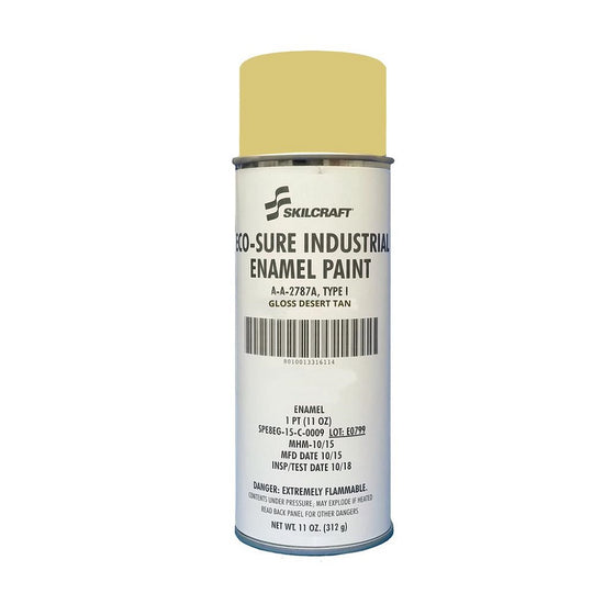 8010015025538 INDUSTRIAL ENAMEL AEROSOL PAINT, GLOSS DESERT TAN BX