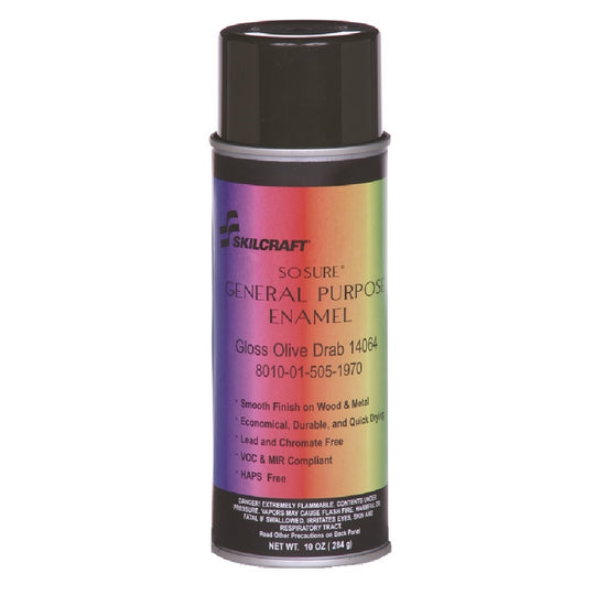 SO-SURE GENERAL PURPOSE ENAMEL - GLOSS OLIVE DRAB 14064 BX