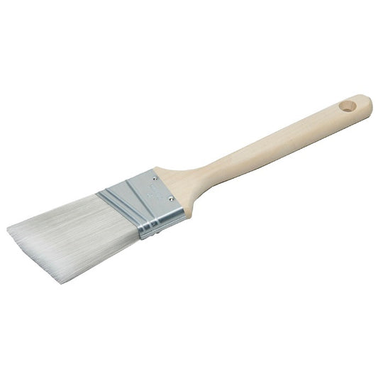 2 1/2" ANGLED SASH PAINT BRUSH, POLYESTER, WOOD HANDLE - EA