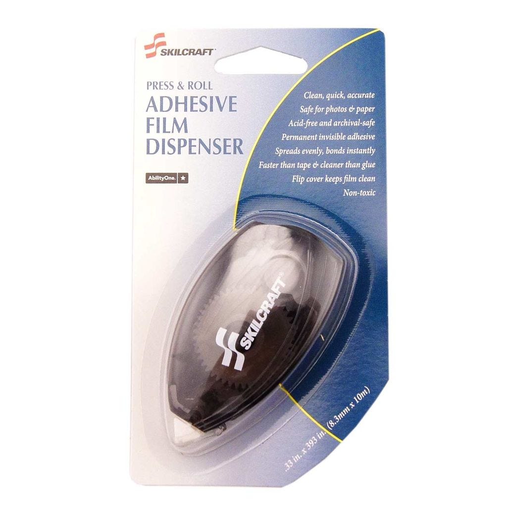 DISPOSABLE ADHESIVE TAPE DISPENSER EA
