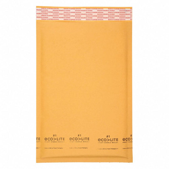 SEALED AIR JIFFYLITE BUBBLE MAILERS, PADDED ENVELOPE, PEEL & SEAL, KRAFT CS