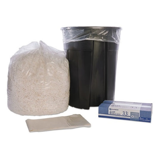 8105011839768 CAN LINER BAG, MEDIUM DUTY 33 X 39", CLEAR CS