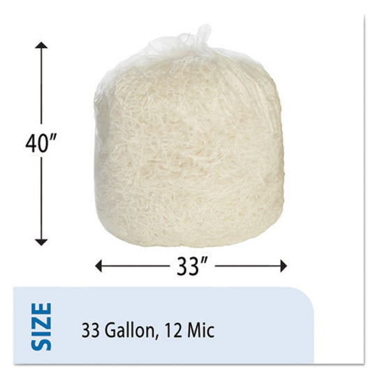 HIGH DENSITY CAN LINER, NATURAL BX