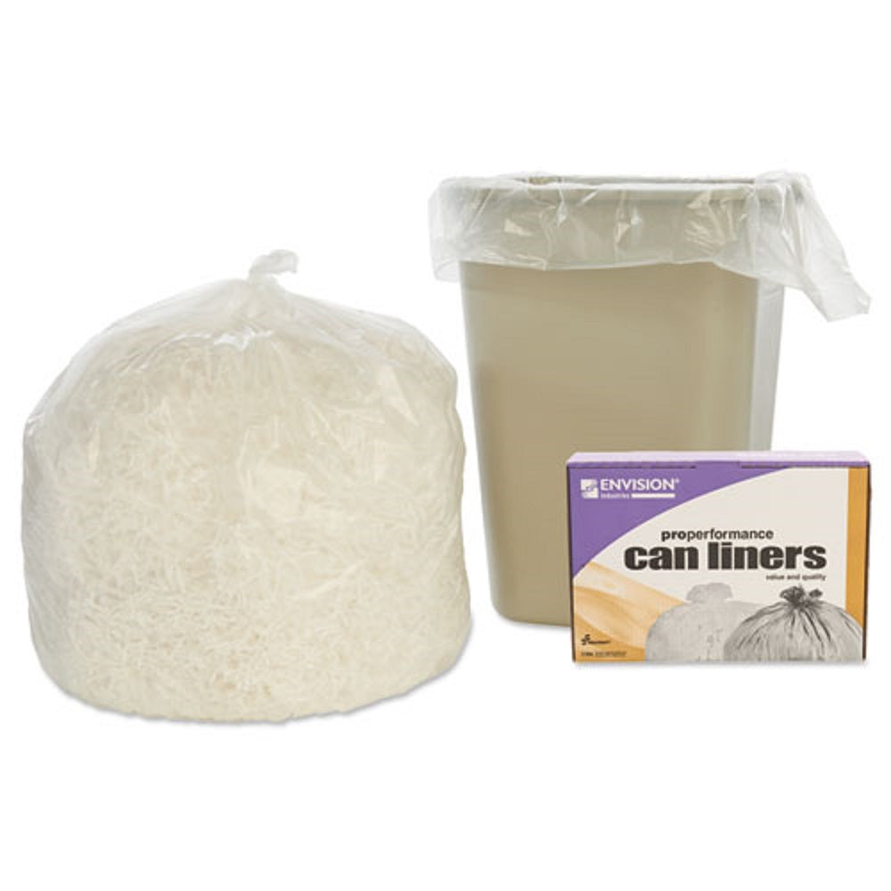 8105015171363 HIGH DENSITY CAN LINER, 10 GALLON, 8 MICRONS, NATURAL BX