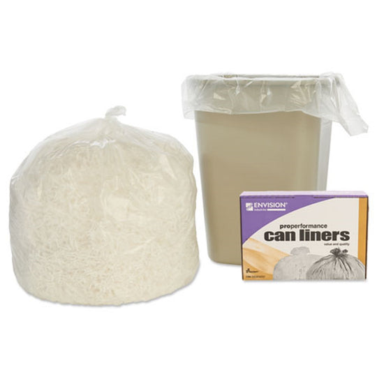 8105015171363 HIGH DENSITY CAN LINER, 10 GALLON, 8 MICRONS, NATURAL BX