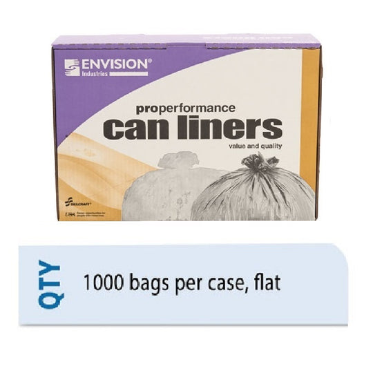 8105015171365 HIGH DENSITY CAN LINER, 24 x 33, NATURAL BX