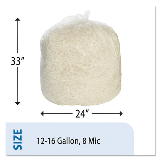 8105015171365 HIGH DENSITY CAN LINER, 24 x 33, NATURAL BX
