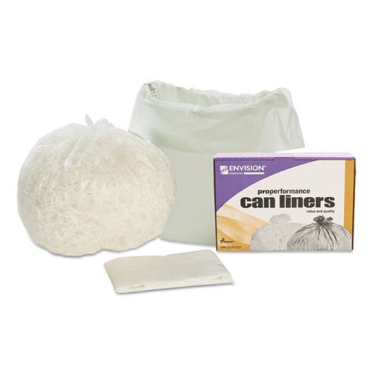 8105015171374 HIGH DENSITY CORELESS ROLL CAN LINER, LIGHT DUTY, NATURAL BX