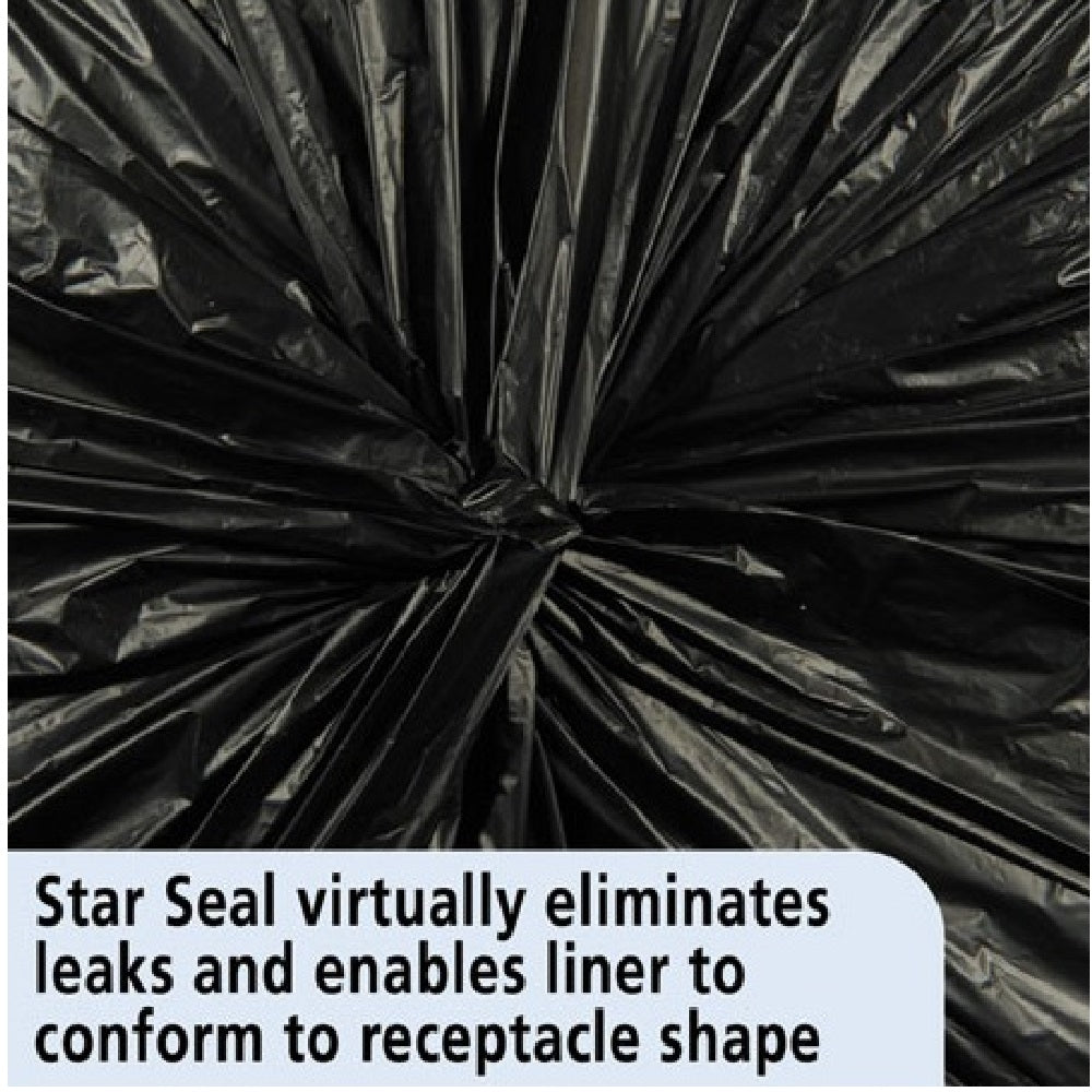 8105015173668 - RECYCLED TRASH CAN LINERS, BLACK /BROWN, BX